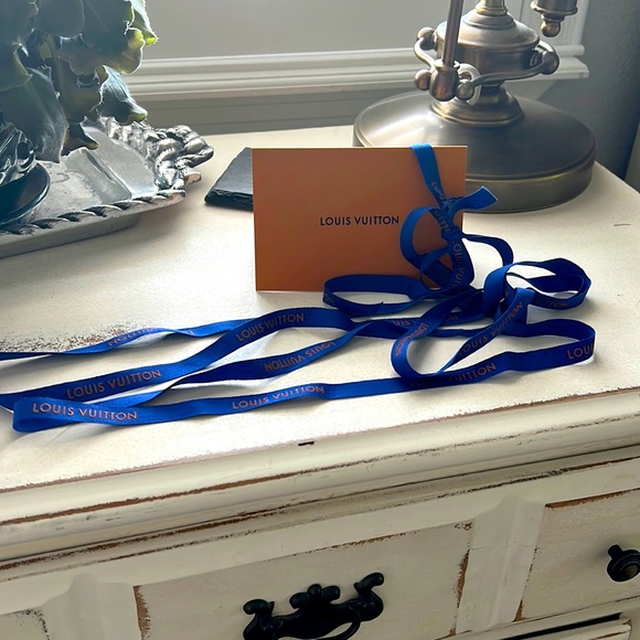 Louis Vuitton Office Authentic Louis Vuitton Ribbon And Card Poshmark